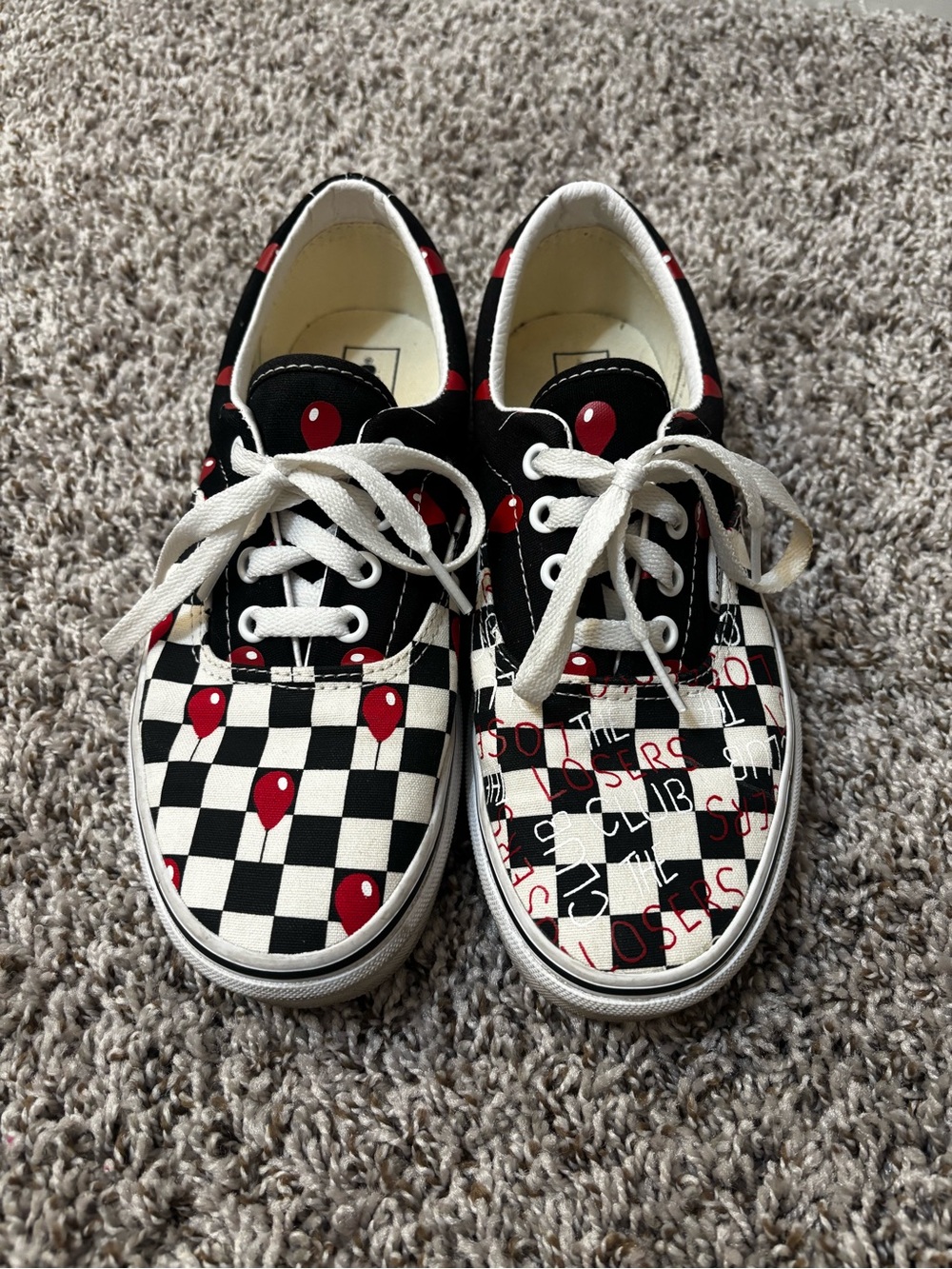 Horror Themes Vans - Size women’s 7